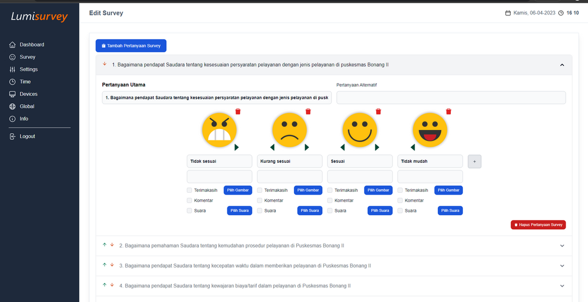 LumiSurvey Easy UI Editor