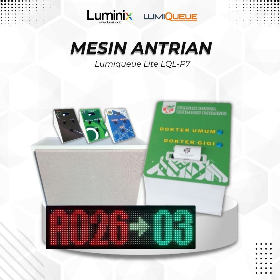 Mesin Antrian Lumiqueue Lite LQL-P7