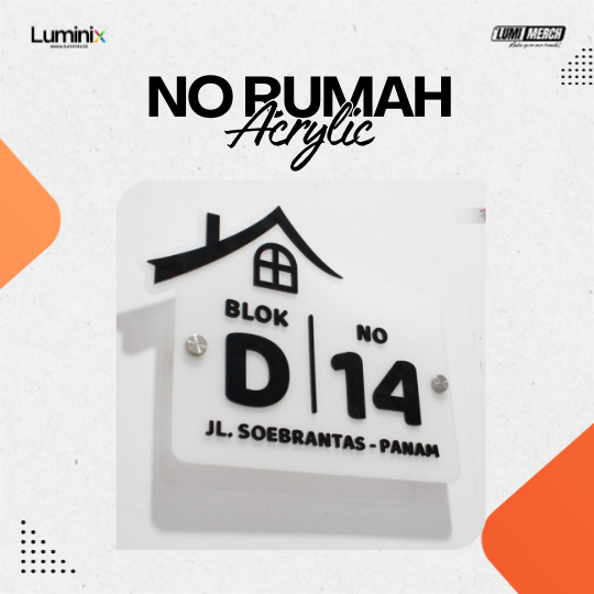 Nomor Rumah Akrilik
