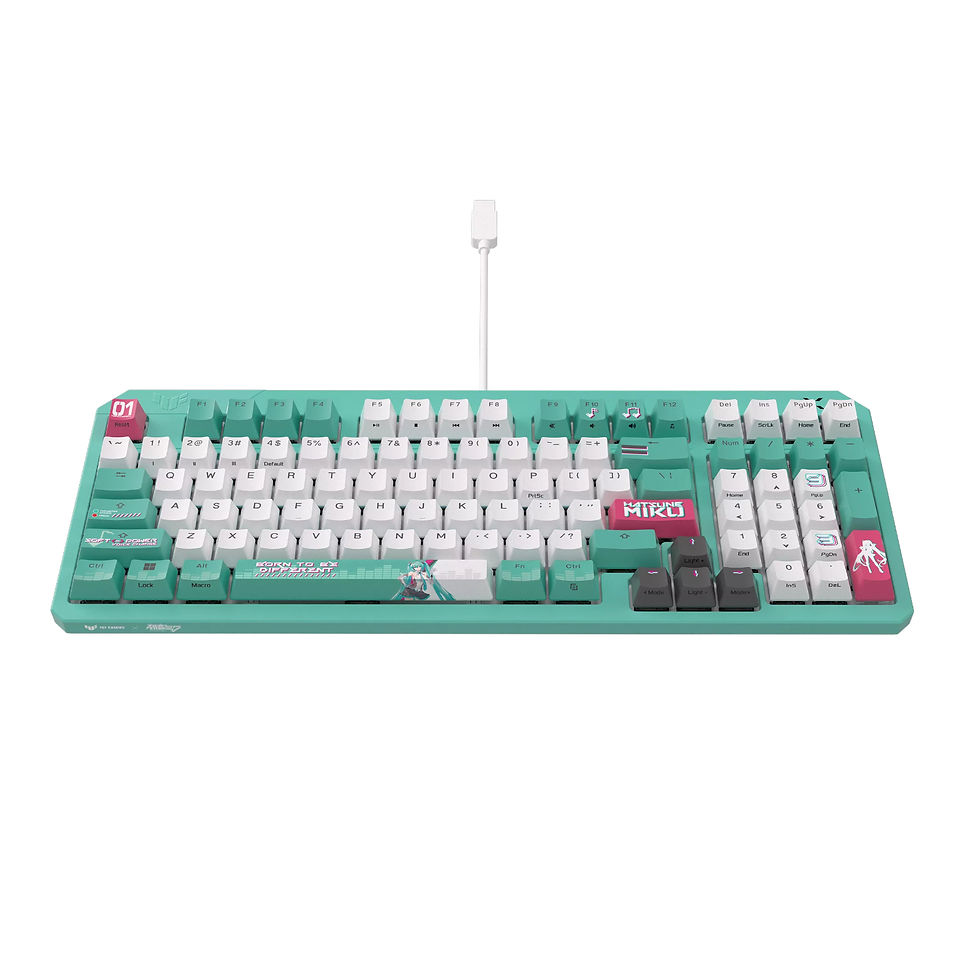 Thumbnail: Asus TUF Gaming K3 Gen II Gaming Keyboard Hatsune Miku Edition