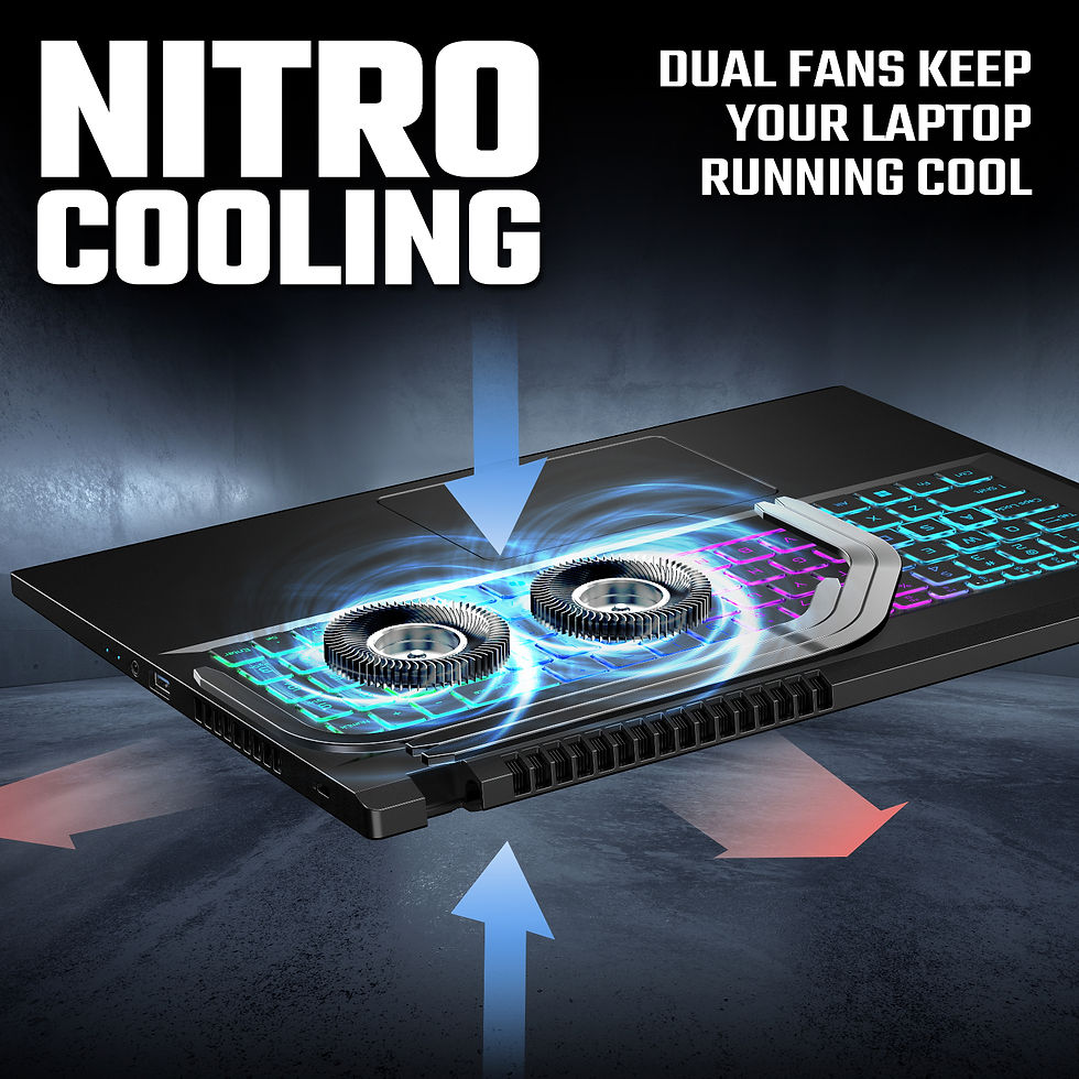 Thumbnail: Acer NITRO V 15 Gaming Laptop 15.6″ | AMD Ryzen 7 | 16GB | 512GB | RTX 5060 8GB