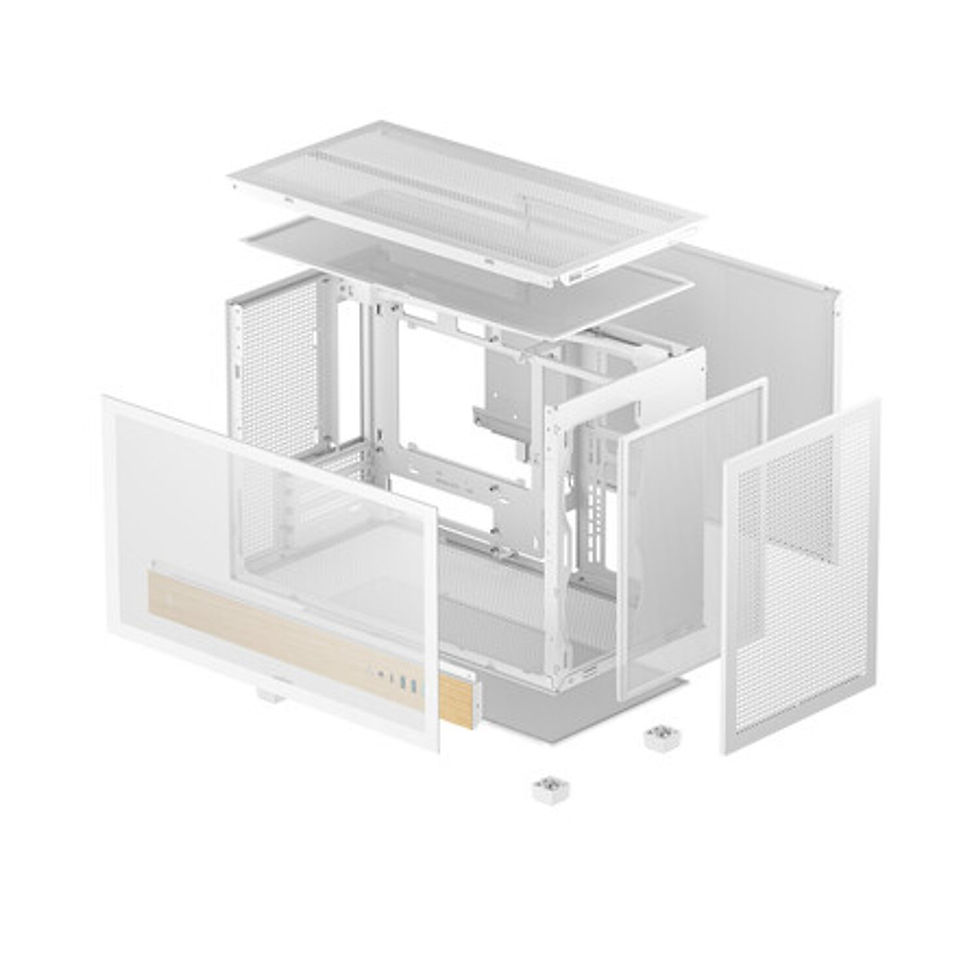 Thumbnail: DeepCool CH260 Wood mATX Gaming Chassis White