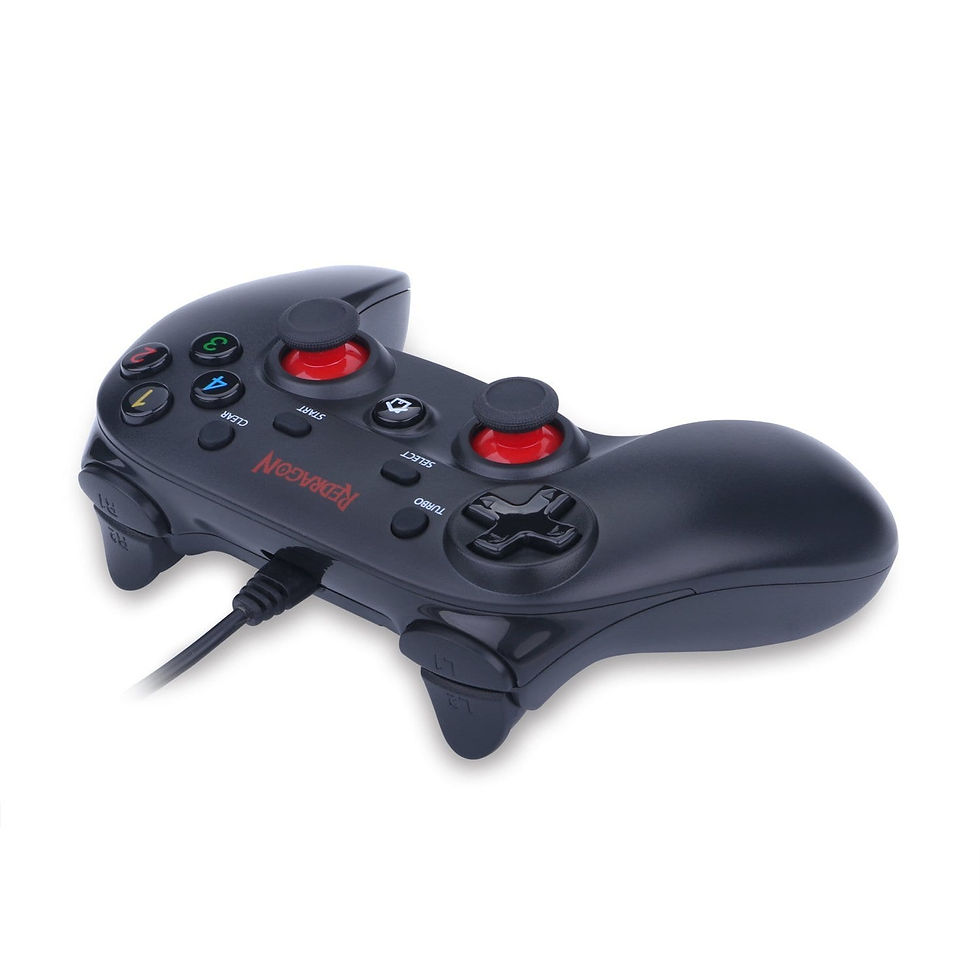Thumbnail: REDRAGON SATURN Wired X/D-input(Digital/Analog) PC Controller Black