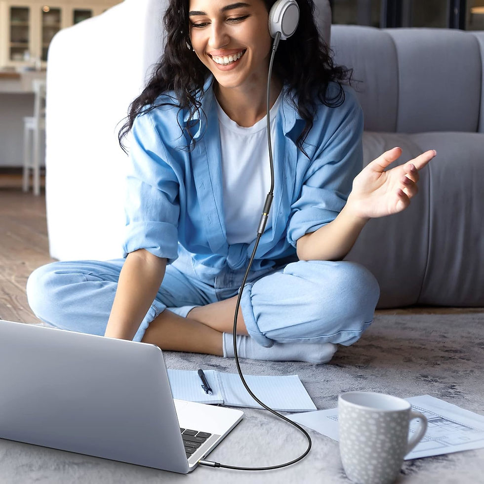 Thumbnail: UGREEN AV118 3.5mm AUX Extension Cable 1m – Male to Female –(Black)