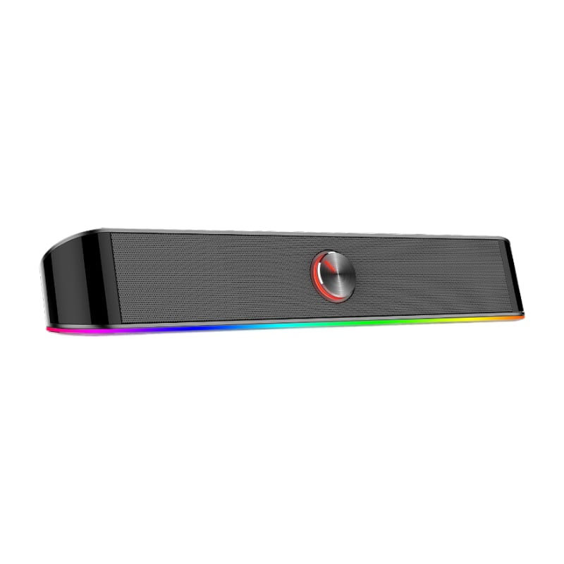 REDRAGON 2.0 Sound Bar ADIEMUS 2 x 3W RGB USB|Aux PC Gaming Speaker
