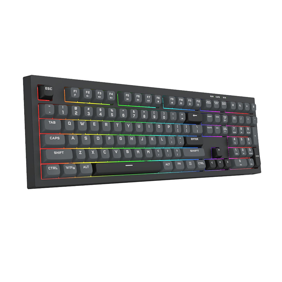 Thumbnail: REDRAGON CRUX Membrane Gaming Keyboard - Black