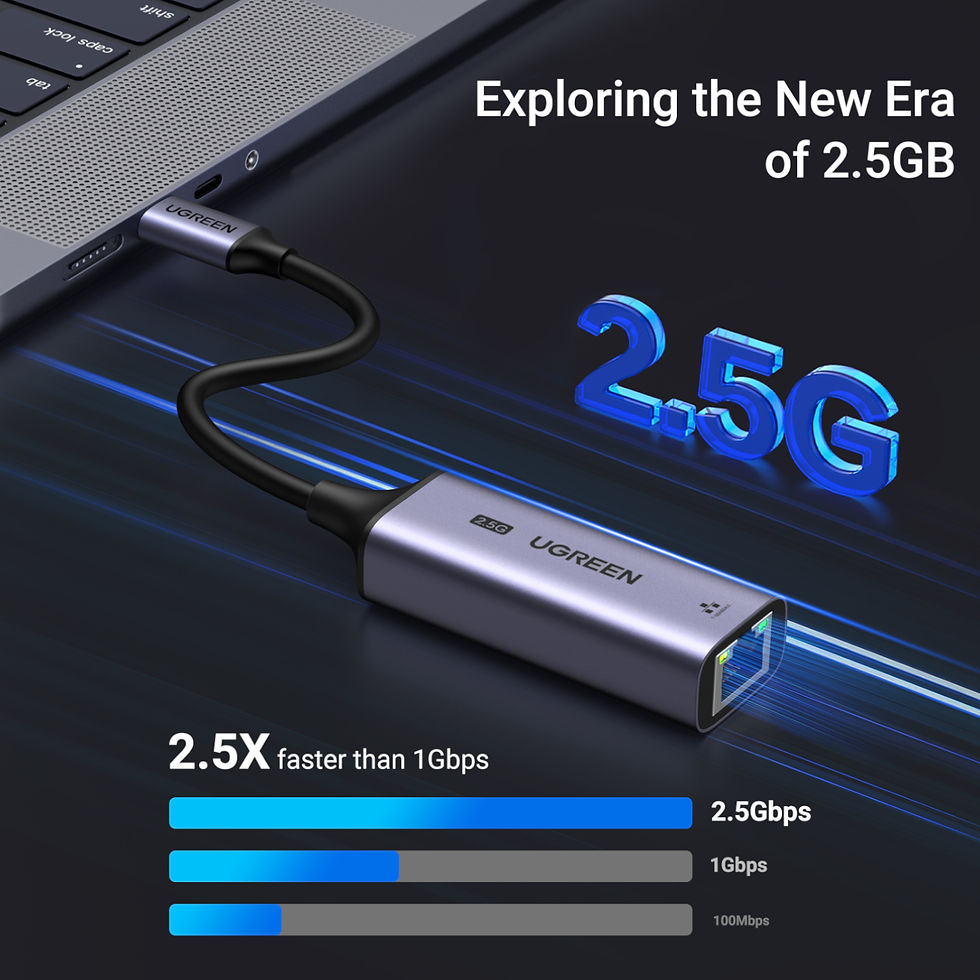 Thumbnail: UGREEN USB3.0 C to 2.5Gbit Ethernet Adapter