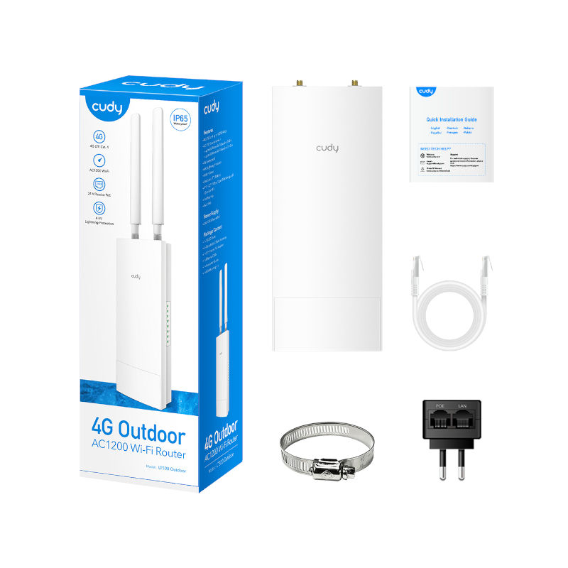 Thumbnail: Cudy AC1200 WiFi 4G LTE Cat4 Outdoor Router