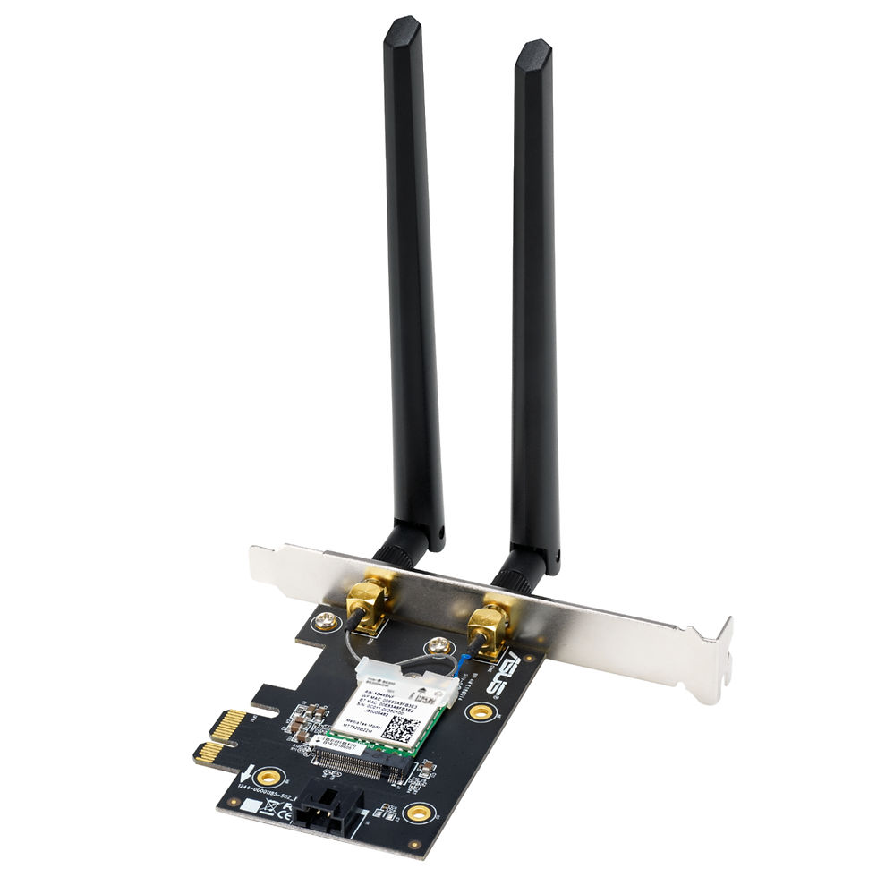 Thumbnail: ASUS  Wi-Fi 7 Tri-Band PCIe Wireless Adapter with Bluetooth 5.4 – Black