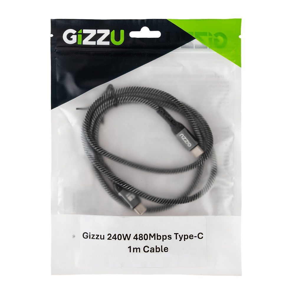 Thumbnail: GIZZU 240W 480Mbps Type-C 1m Cable