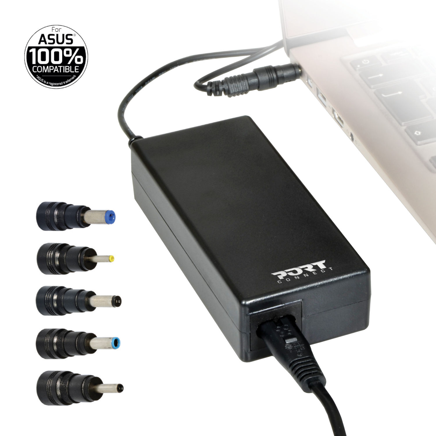 Port Connect 65W Notebook Adapter Asus