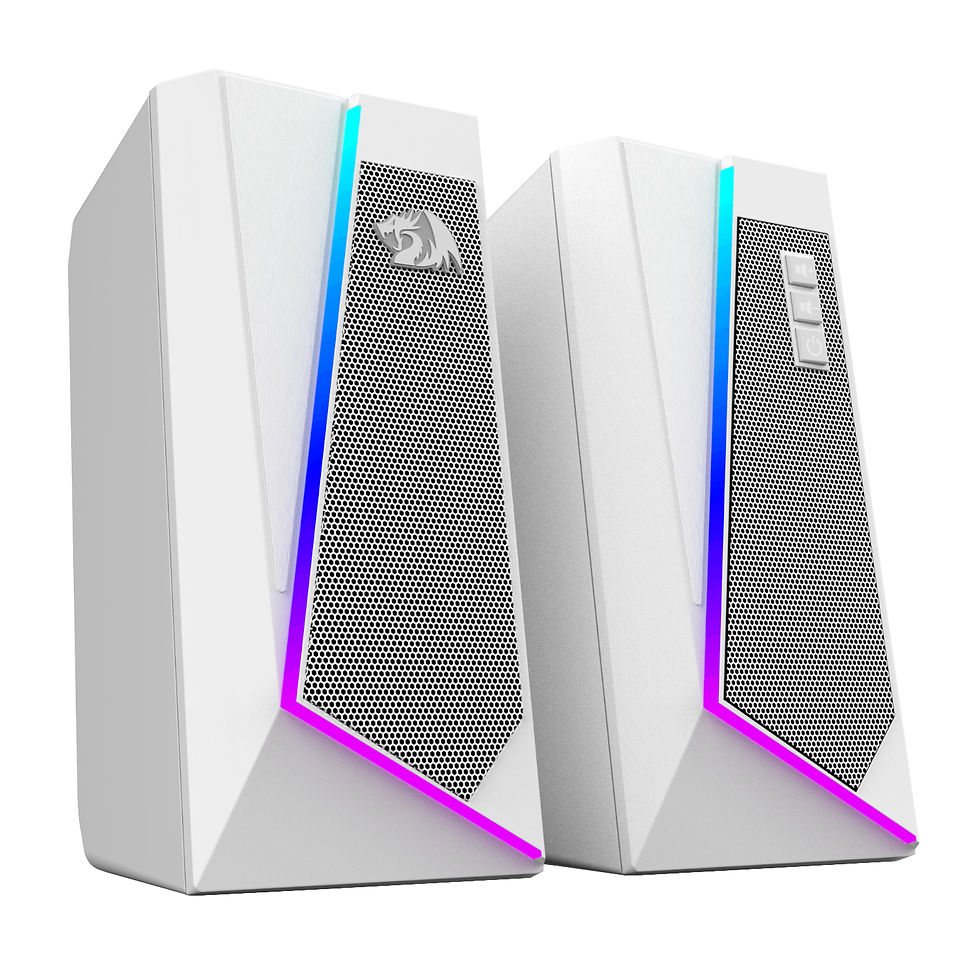 Thumbnail: Redragon GS20W ANVIL 3W 2.0 RGB Stereo Desktop PC Speakers - White