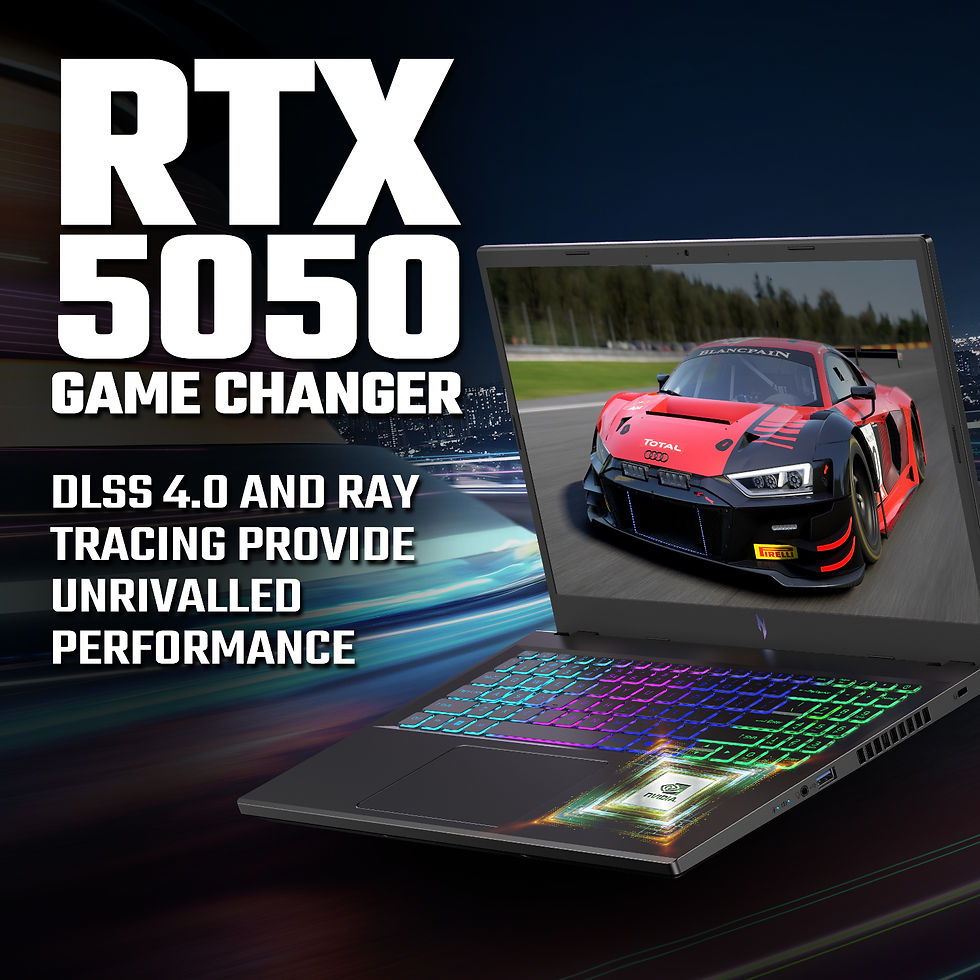 Thumbnail: Acer NITRO V 15 Gaming Laptop 15.6" | AMD Ryzen 7 | 16GB | 512GB | RTX 5050 8GB