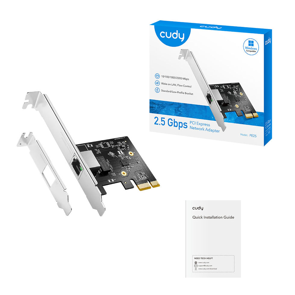Thumbnail: Cudy 2.5Gbps PCI-E Ethernet Adapter
