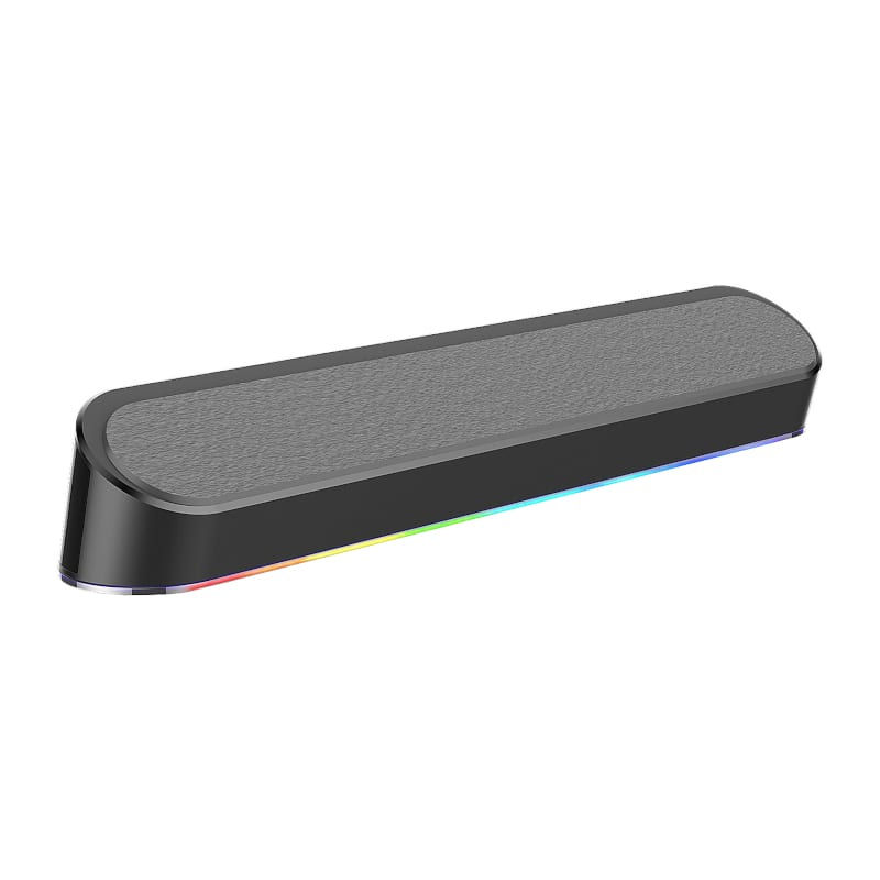 Thumbnail: REDRAGON 2.0 Sound Bar ADIEMUS 2 x 3W RGB USB|Aux PC Gaming Speaker - Black