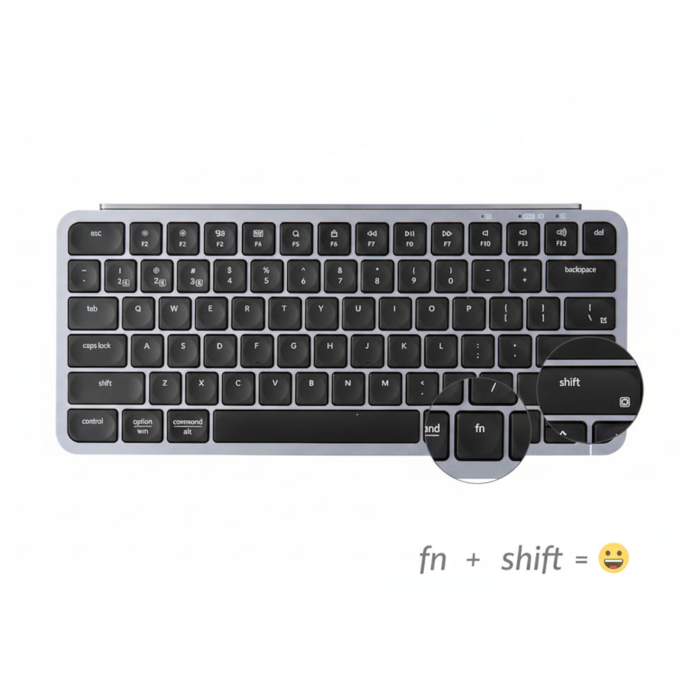 Thumbnail: Keychron B1 Pro 75% Layout Wireless Keyboard and Mouse Combo - Space Grey