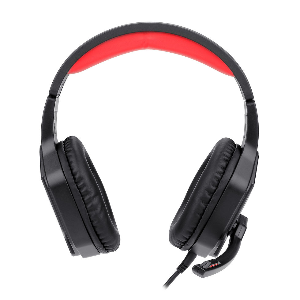 Thumbnail: Redragon H220 THEMIS LED Wired Over-ear Gaming Headset – Black