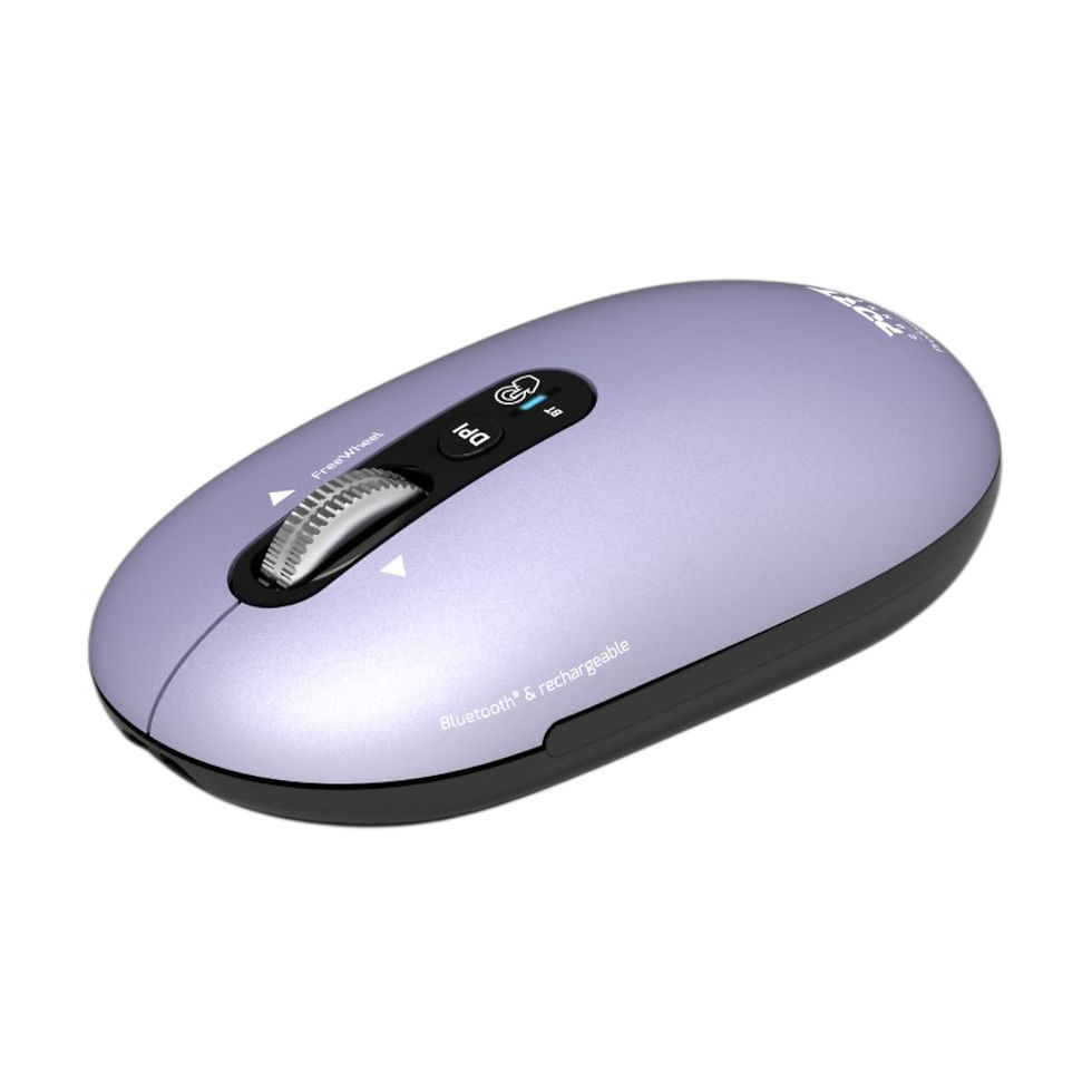 Thumbnail: Port Connect PURE MAC Rechargeable Wireless and Bluetooth Mouse - Iris