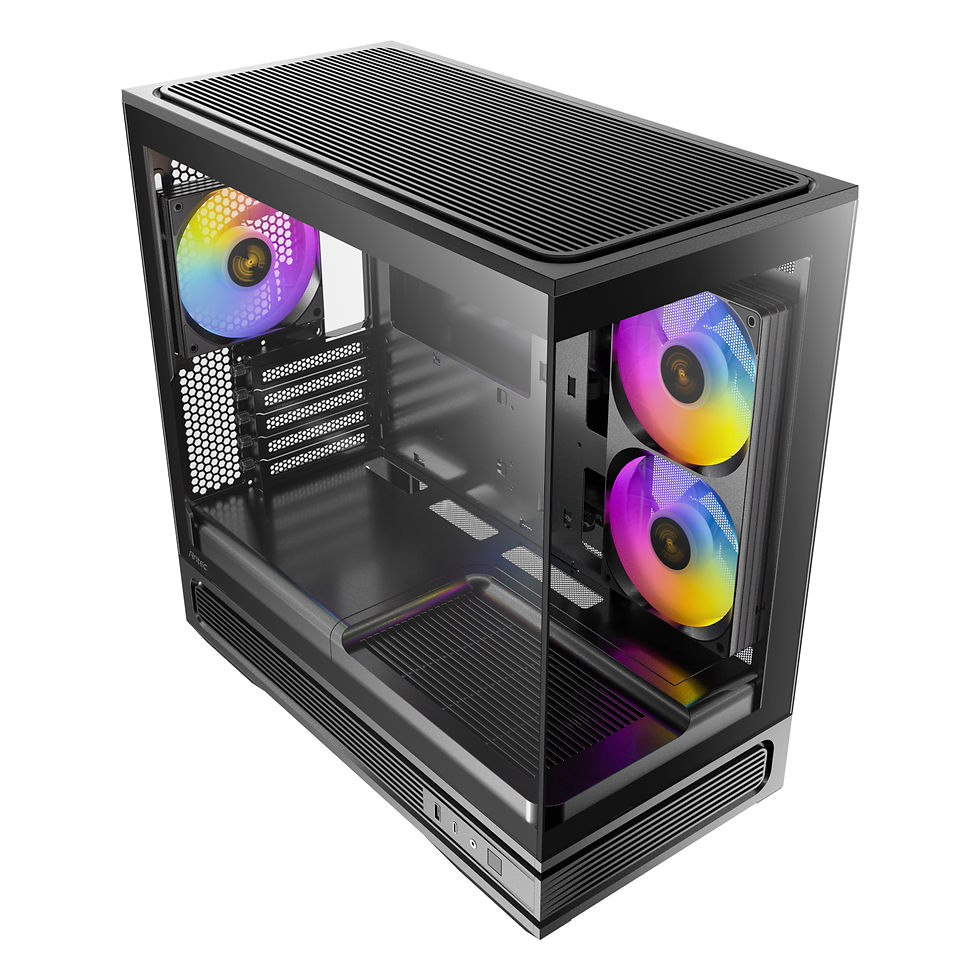 Thumbnail: Antec C2M ARGB Compact Micro-ATX Gaming Chassis - Black