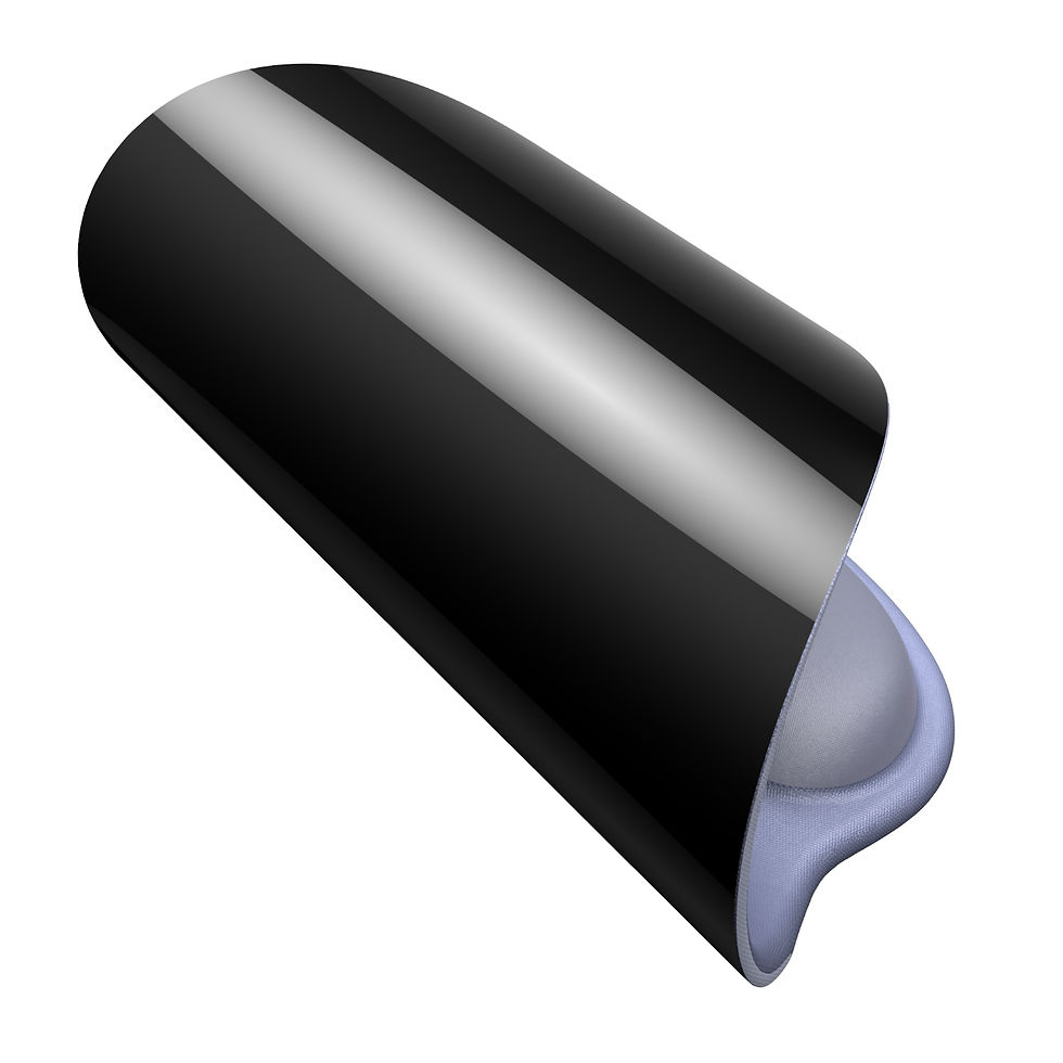 Thumbnail: UGREEN LP668 Ergonomic Mousepad with Wrist Rest (220 x 245 mm) - Black