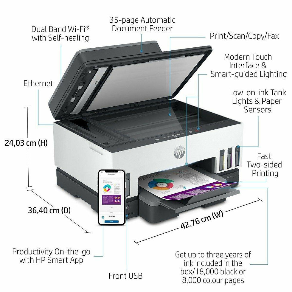 Thumbnail: HP Smart Tank 790 Wireless All-in-One Ink Tank Printer