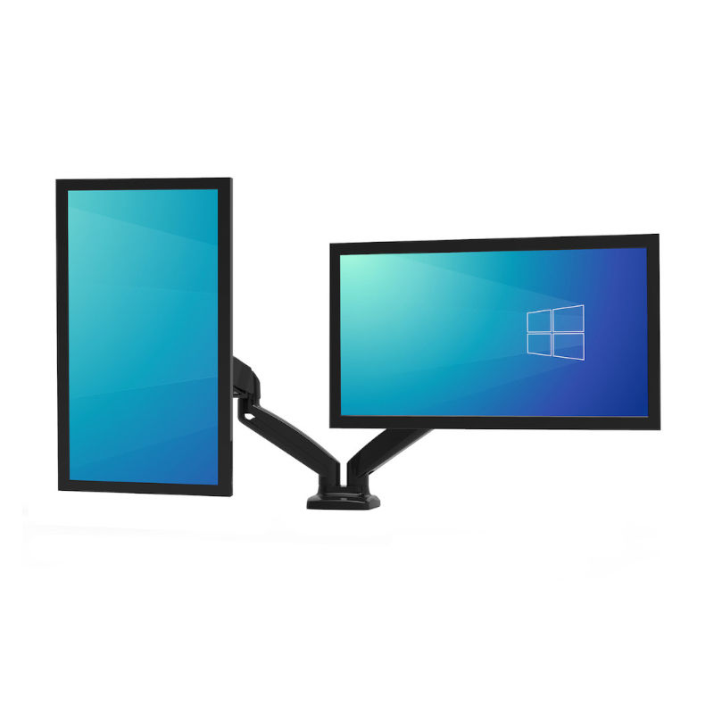 Thumbnail: PORT Monitor Arm VESA Dual Screen - Black