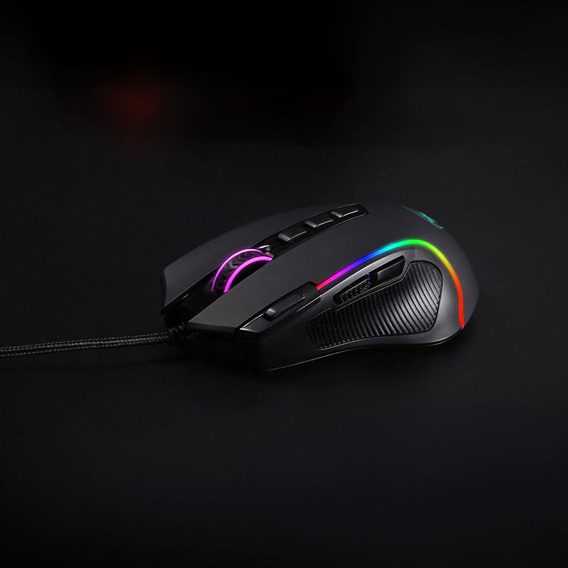 Thumbnail: REDRAGON PREDATOR 4000DPI RGB Ergo Gaming Mouse - Black