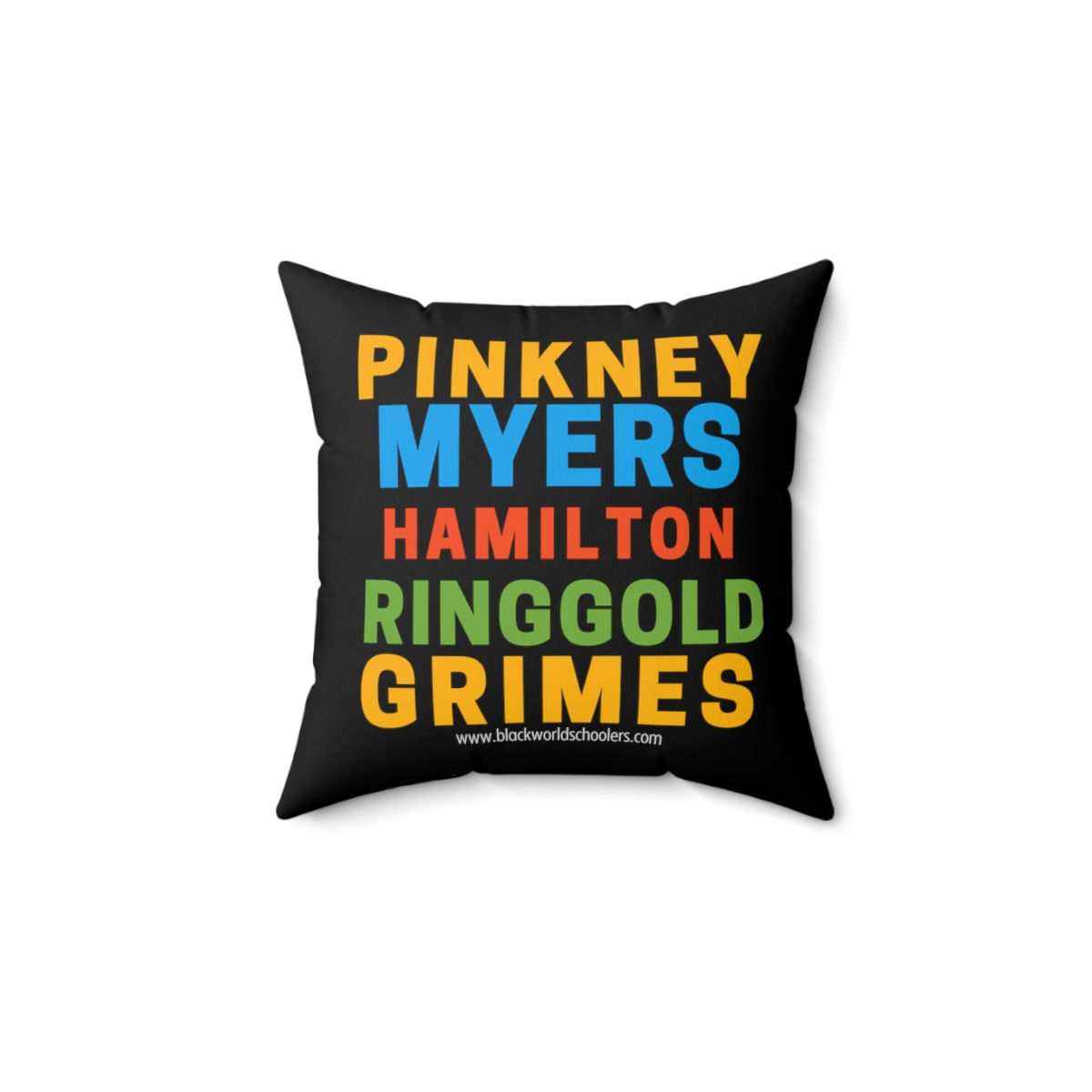 5 African American children's authors that paved the way. (Square Pillow)