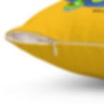 Thumbnail: Signature Black Worldschoolers LOGO Square Pillow