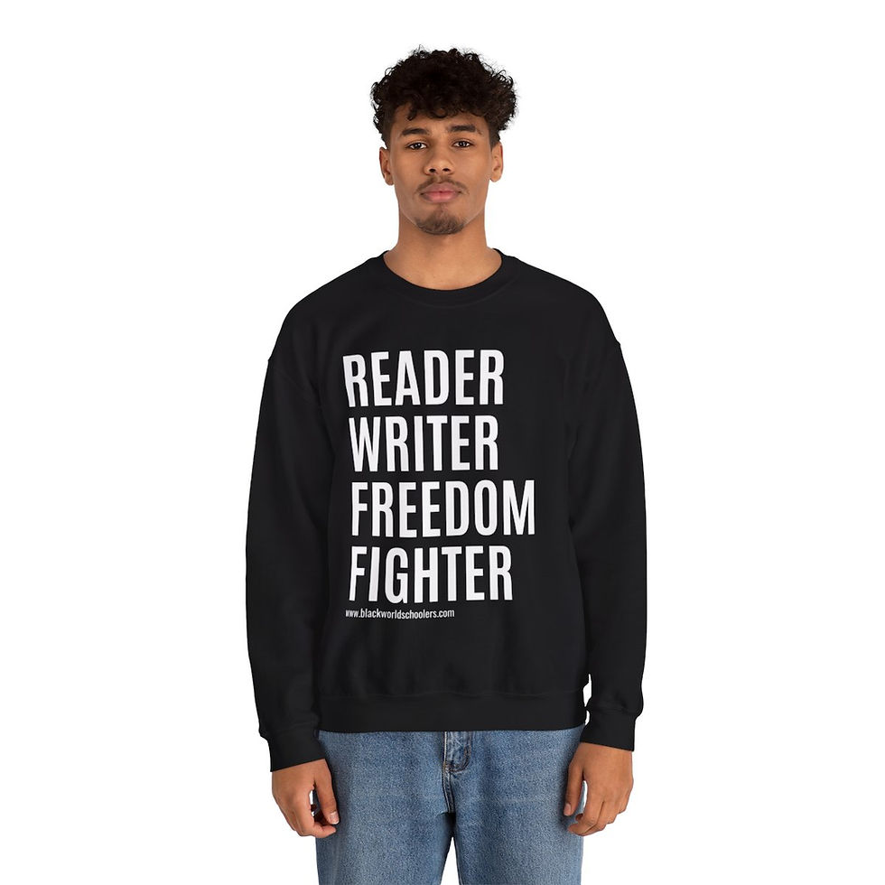 Thumbnail: READER WRITER FREEDOM FIGHTER™ Sweatshirt (Order 1 size up for loose fit) 