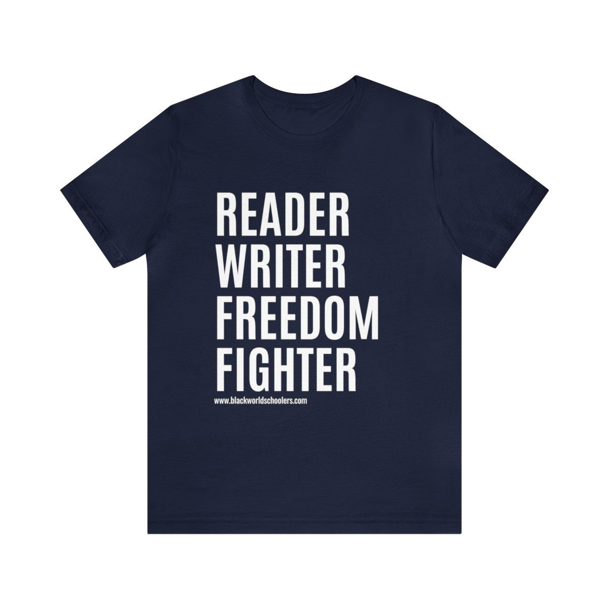 READER, WRITER, FREEDOM FIGHTER™ Unisex Jersey Short Sleeve Tee