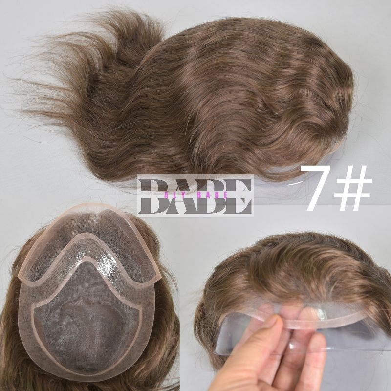 Thumbnail: Human Hair Toupee For Men