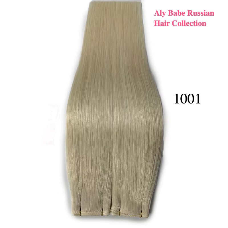 Thumbnail: Aly Babe Seamless Genius Weft Russian Human Hair Extensions