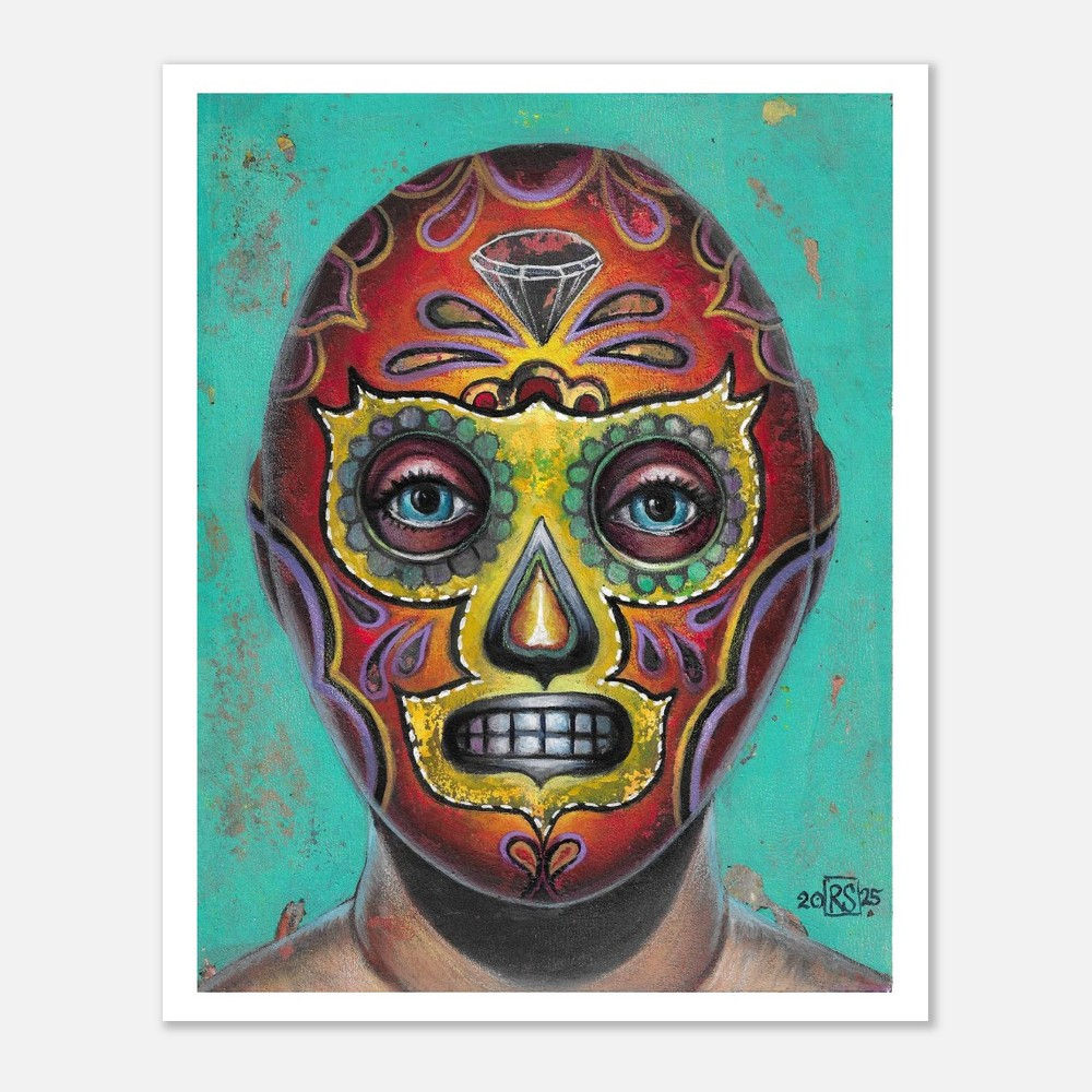 Let's Wrestle - Fine Art Giclée Print