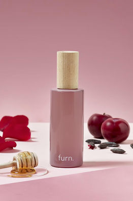 Pink reed diffuser bottle