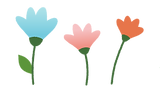 三色の花