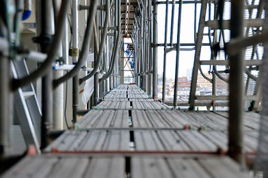 建設工事の足場