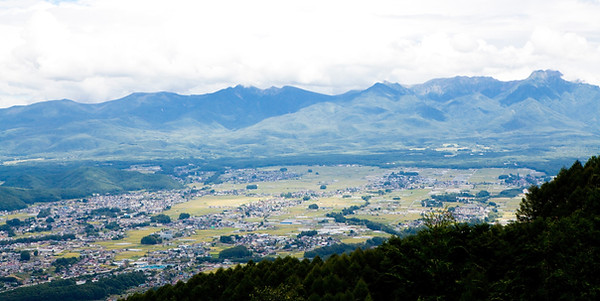 長野県茅野市の風景