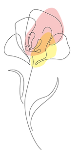 ピンクの花のイラスト