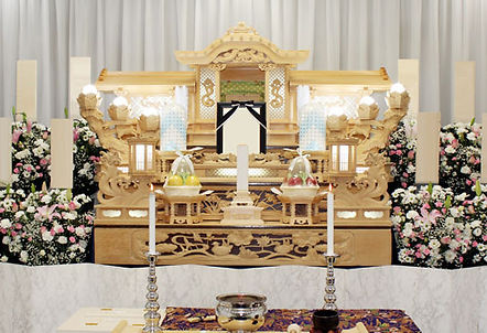 白木祭壇 3段飾り