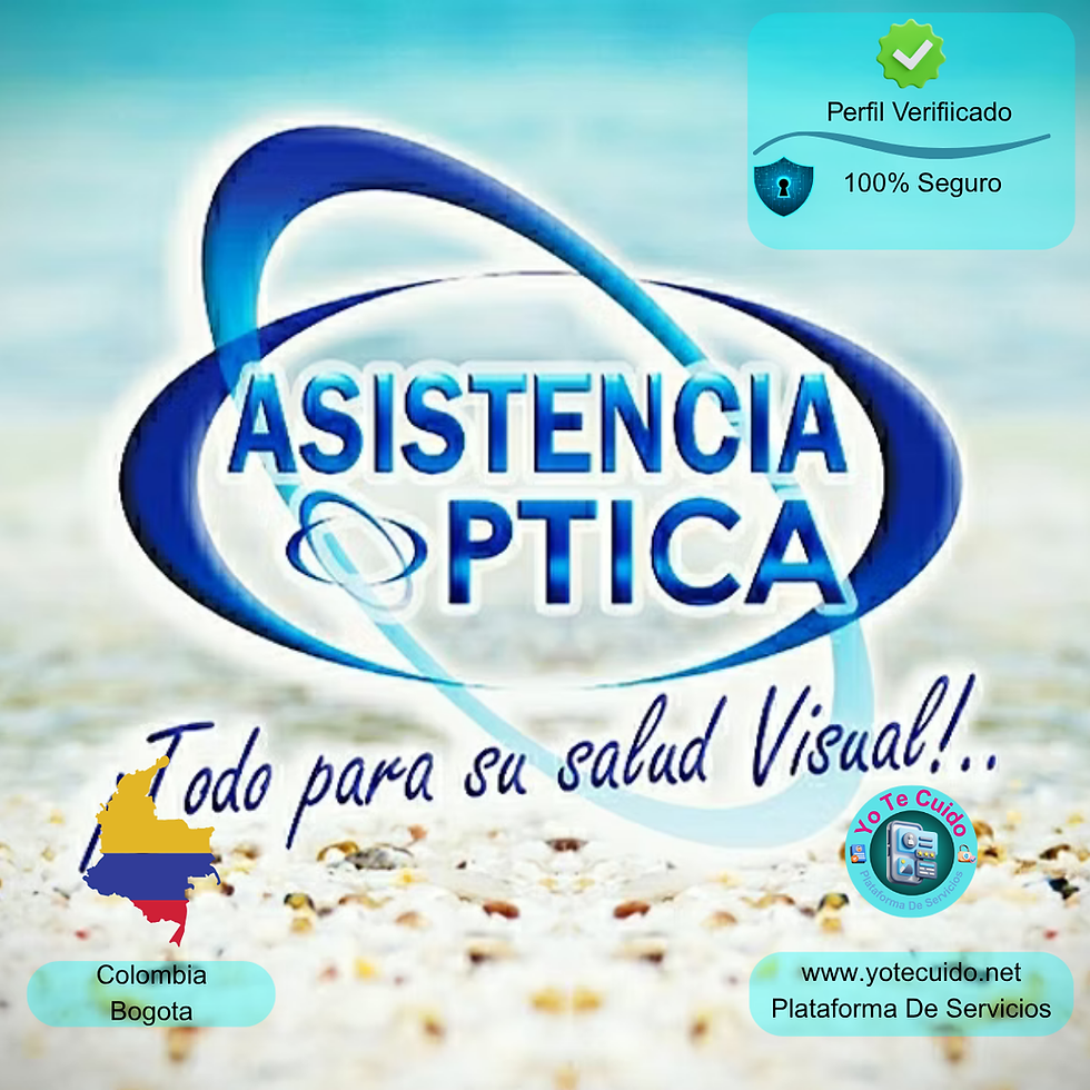 Asistencia Óptica | Código: 1095 | Óptica Bogotá | Ubicación: 1 de Mayo