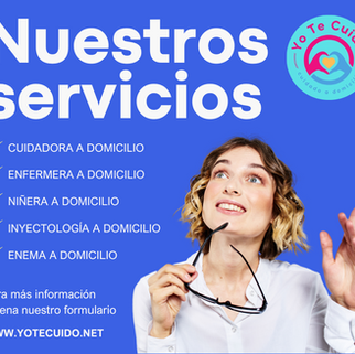 📢 Nuestros Servicios | ENFERMERA | CUIDADORA | NIÑERA | ENEMA | INYECTOLOGÍA