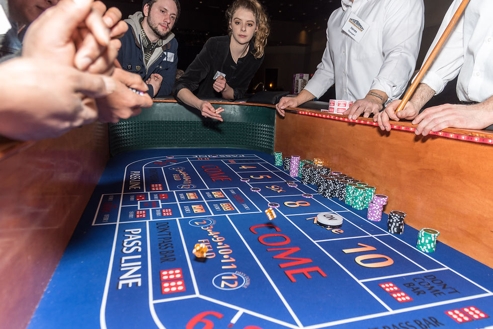 Craps Casino Game at a casino party