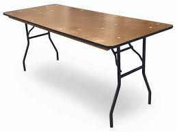 6ft wood folding table for parties