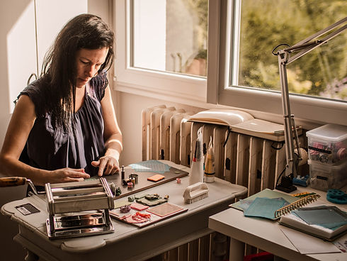 Créatrice de bijoux française, artisanat Marne, atelier créateur