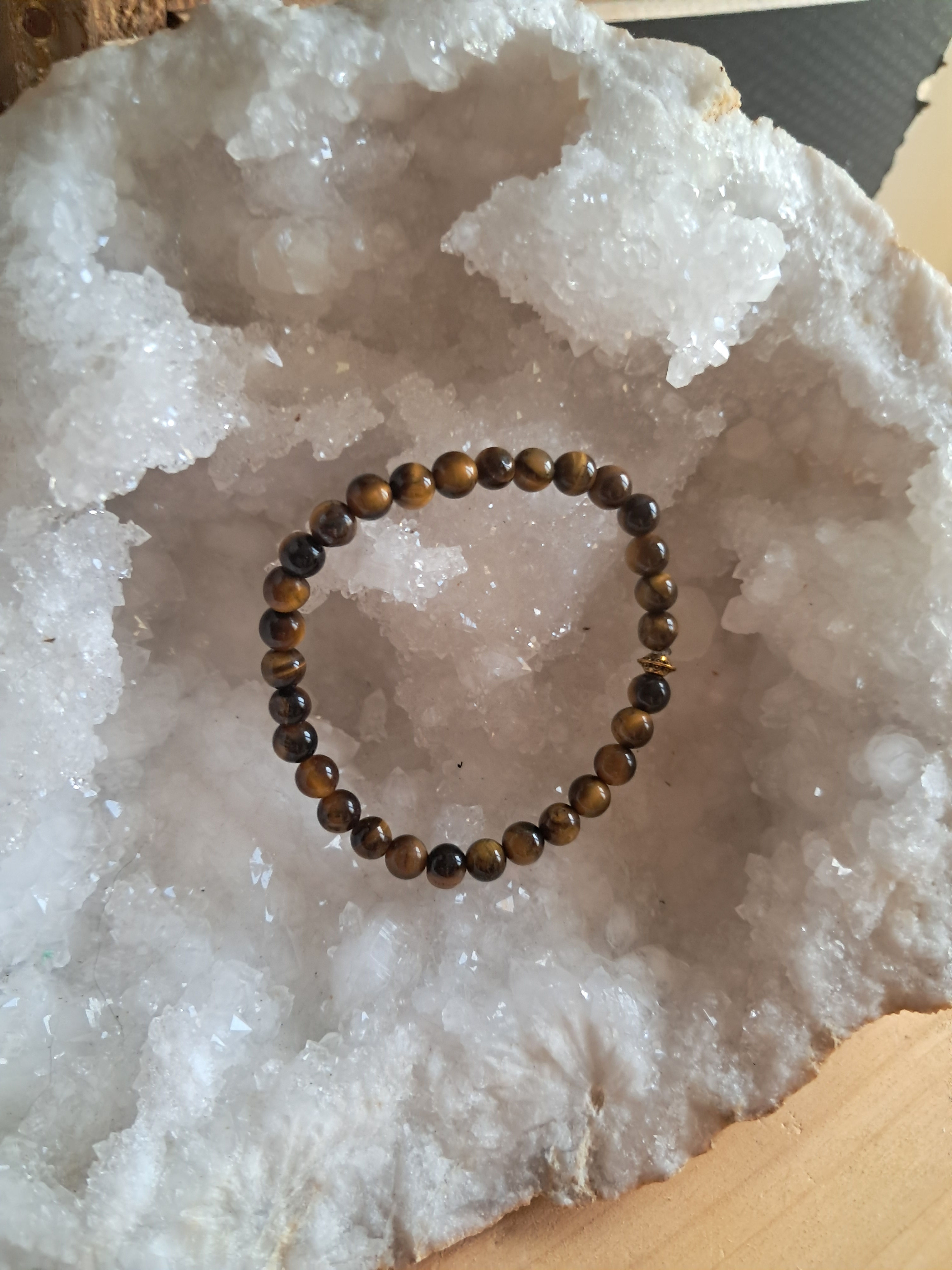 Bracelet œil de tigre femme