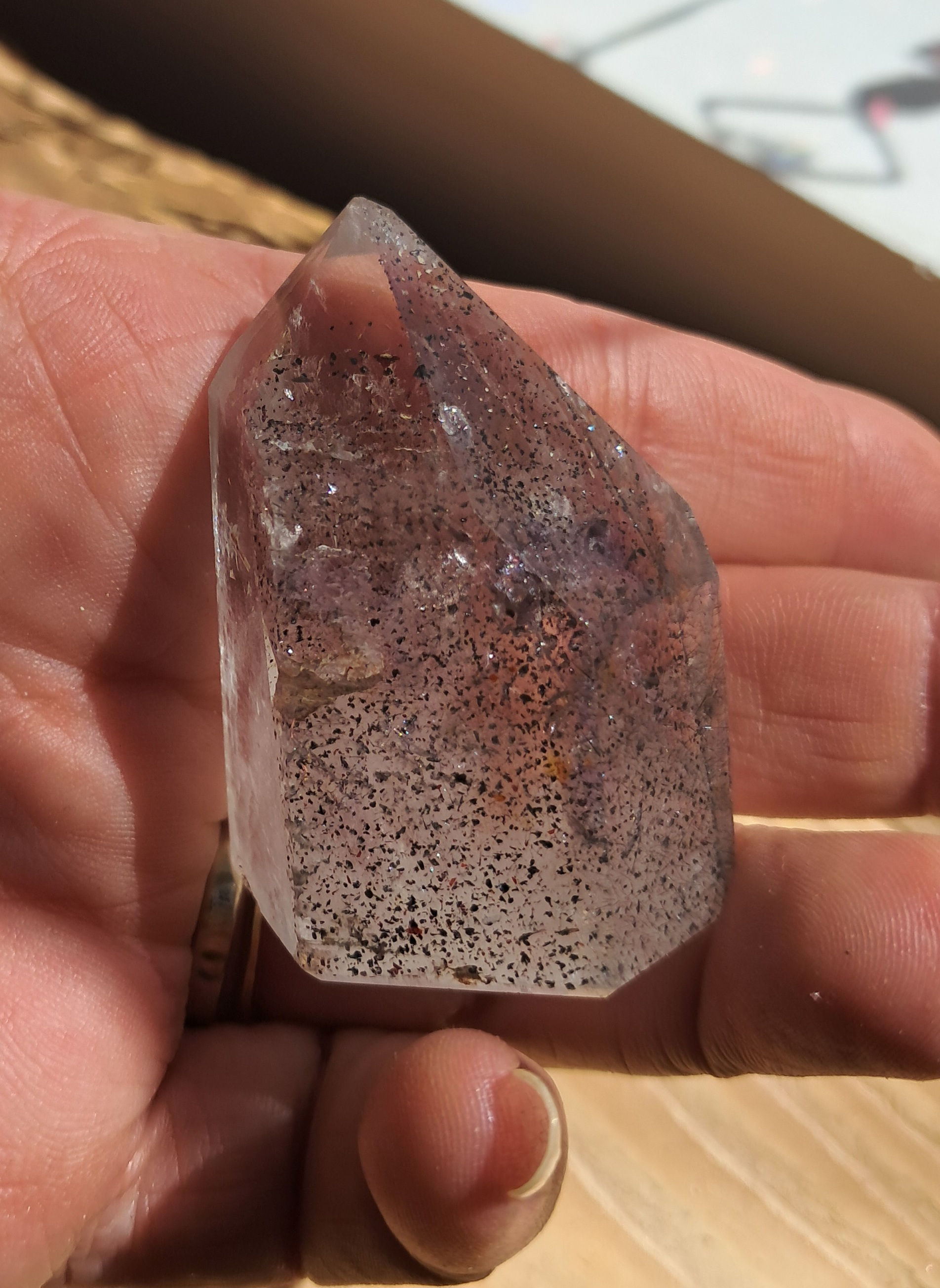 Pointe Cristal avec inclusion 54 Grammes