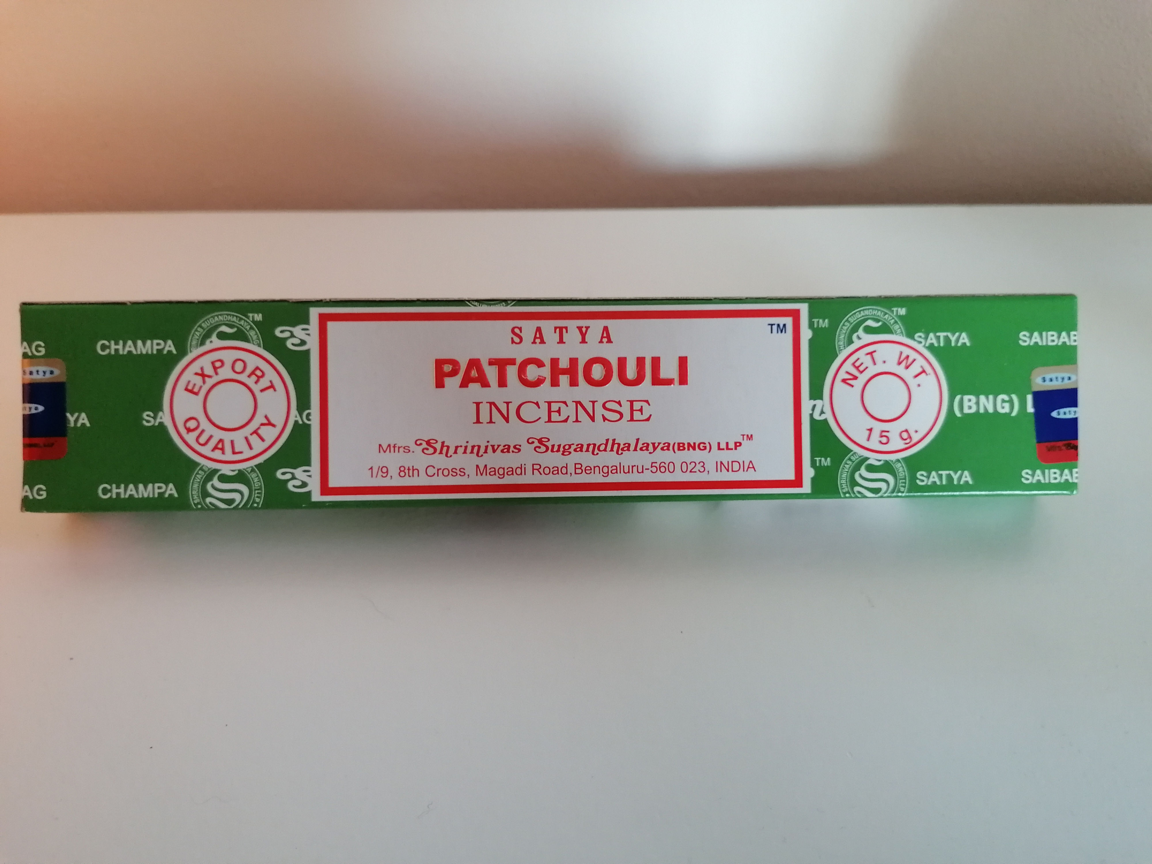Encens satya patchouli