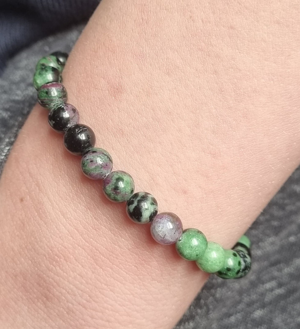 Miniature : Bracelet Rubis Zoisite Femme Fehu