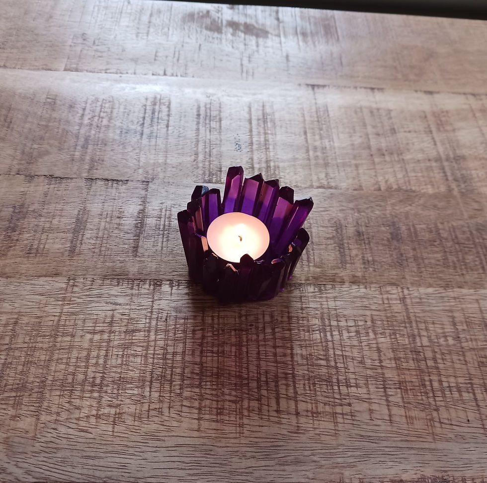 Miniature : Bougeoir forme Bois